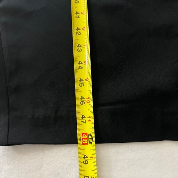 Sergio Hudson Women's Black Long Sleeve Zip Back Midi Sheath Dress Sz Large NWT - Picture 13 of 14